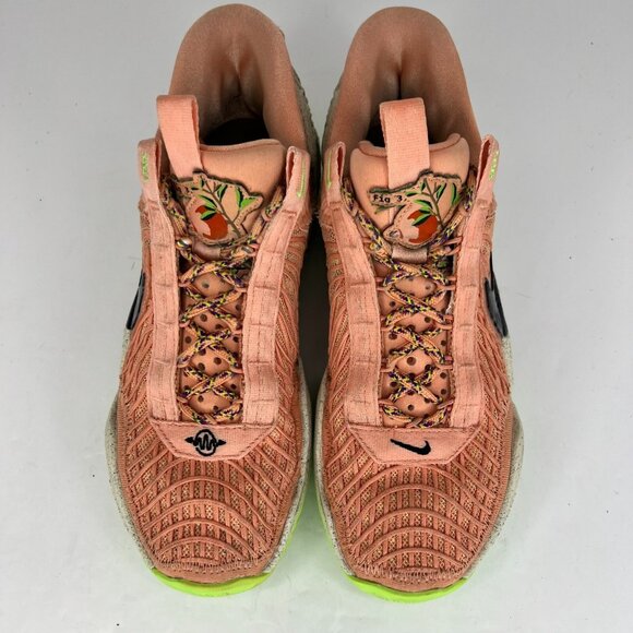 Nike Mens DA6725-800 Peach Cosmic Unity Pomegranate Size 7 Basketball Shoes - Picture 4 of 9